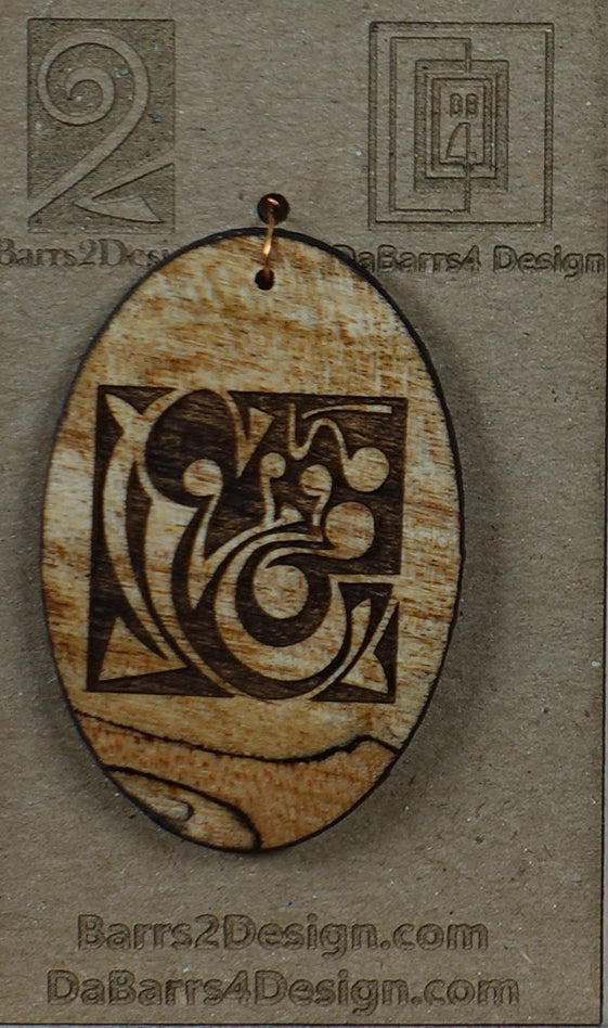 Wooden Pendant - 111