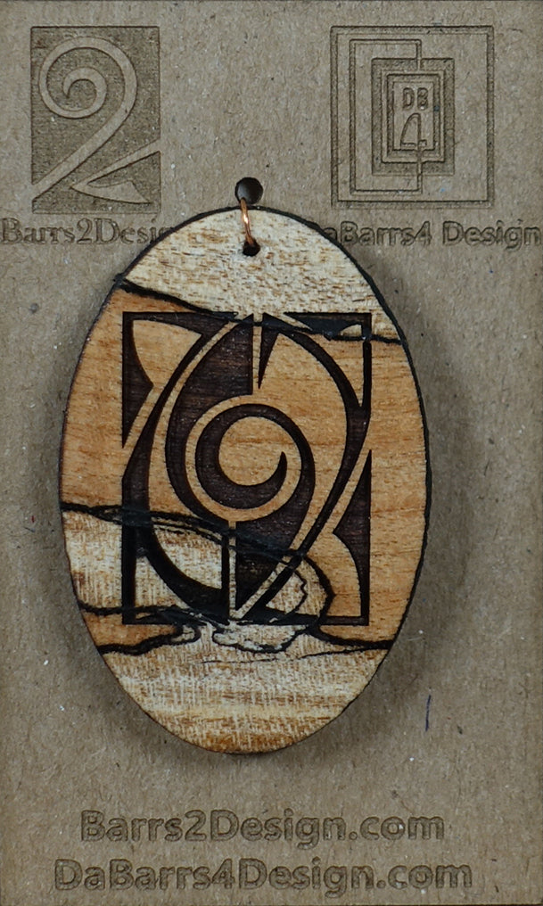 Wooden Pendant - 112
