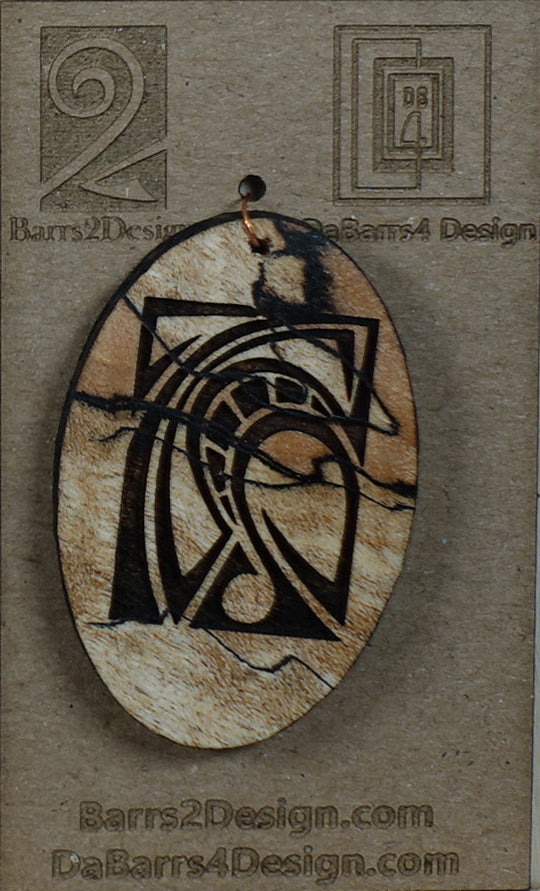Wooden Pendant - 114-2