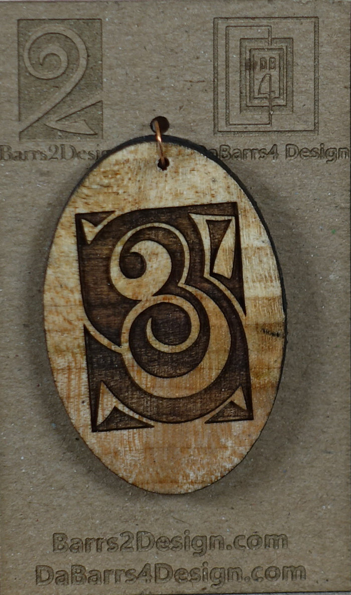 Wooden Pendant - 98