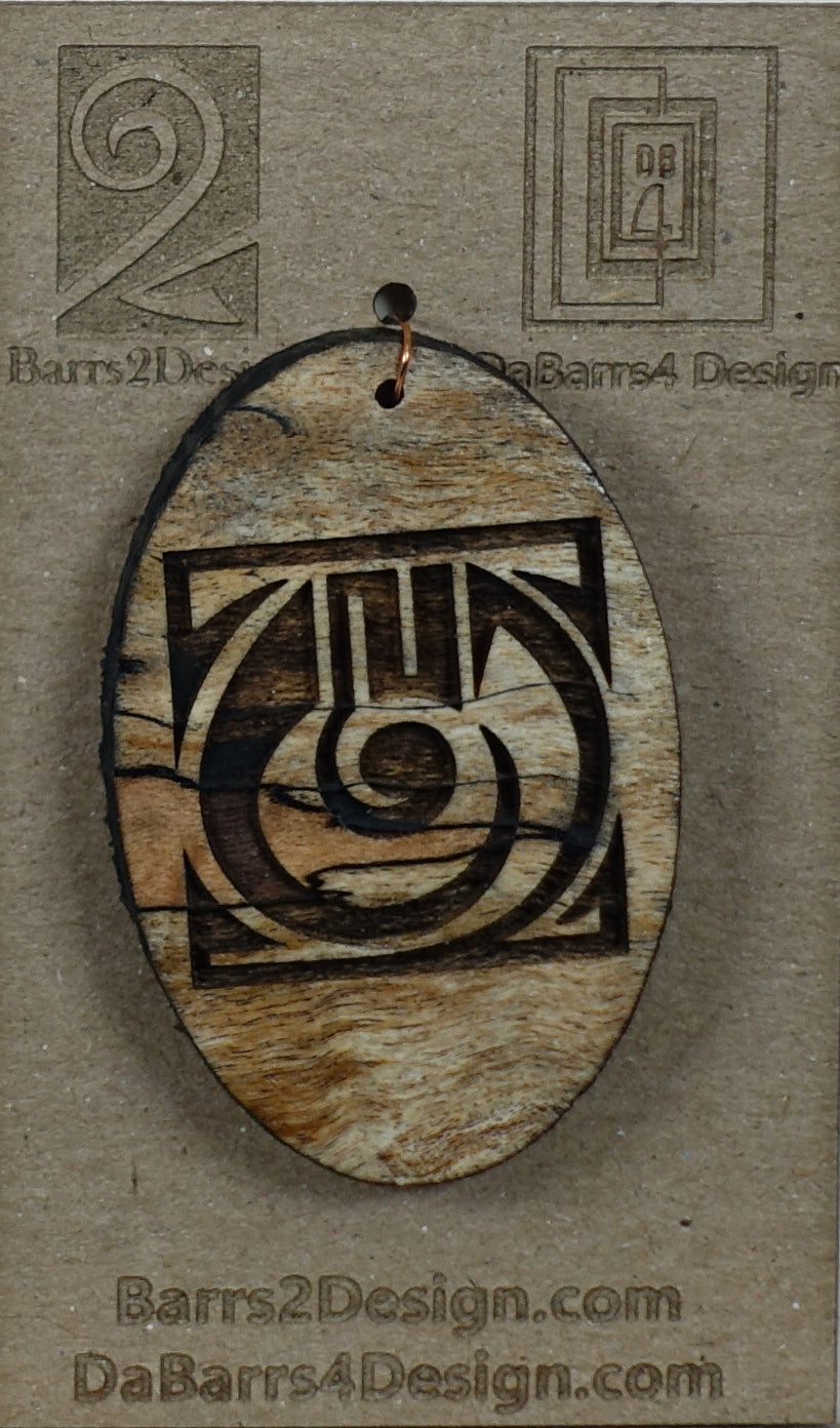 Wooden Pendant - 103-1