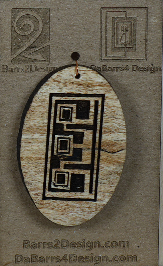 Wooden Pendant - 104-2