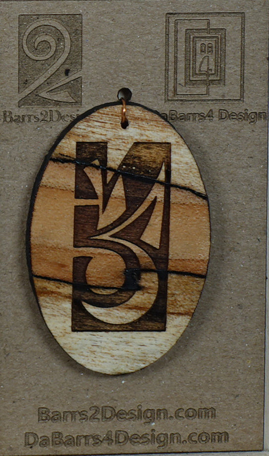 Wooden Pendant - 105-2