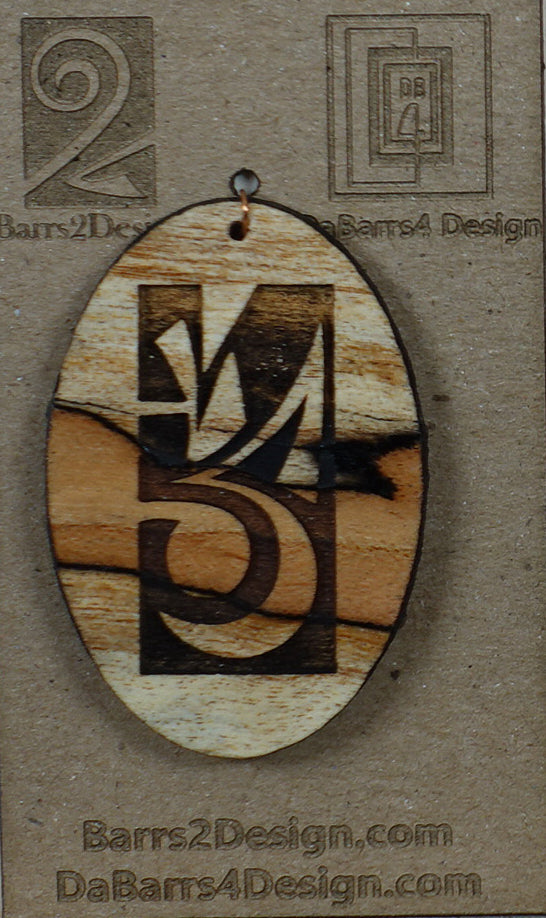Wooden Pendant - 105
