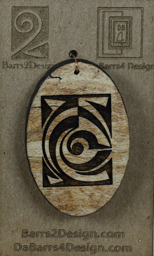 Wooden Pendant - 125-1