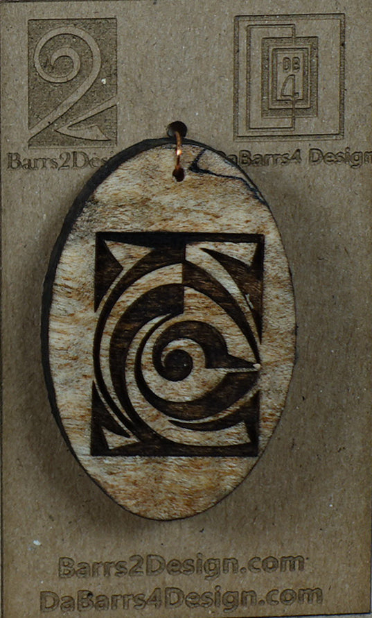 Wooden Pendant - 125-2