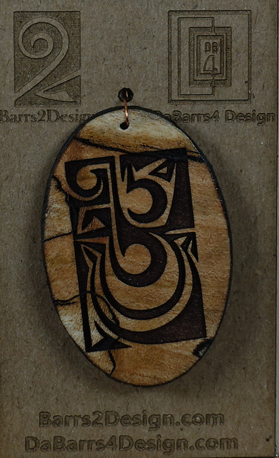 Wooden Pendant - 127