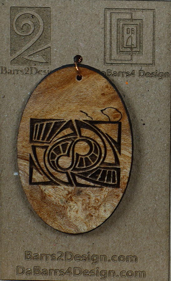 Wooden Pendant - 116