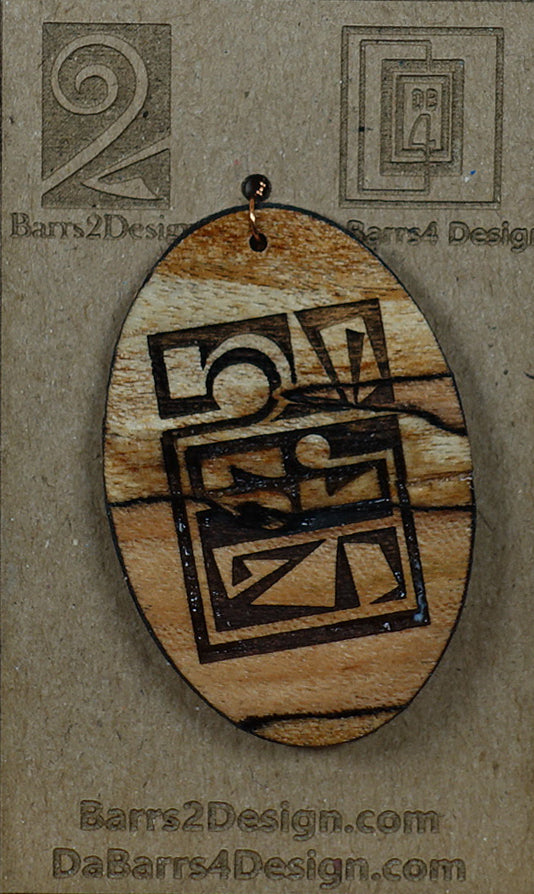 Wooden Pendant - 121-1