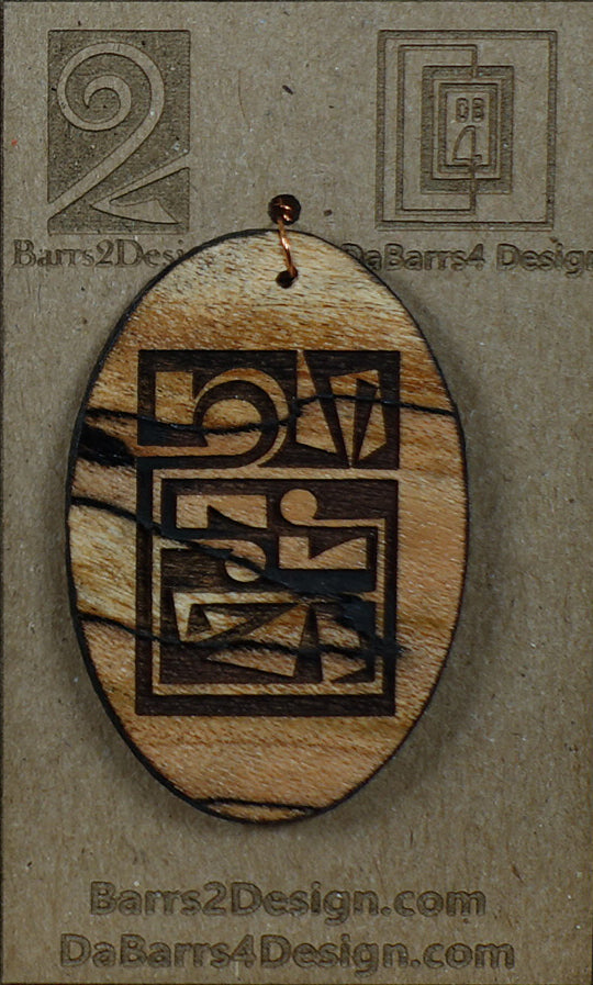 Wooden Pendant - 121-2
