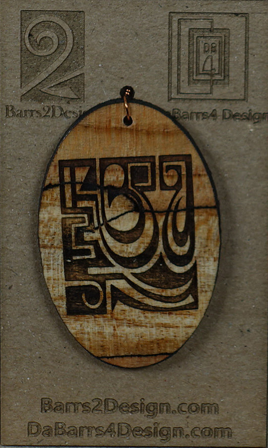 Wooden Pendant - 122