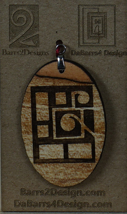 Wooden Pendant - 52-2