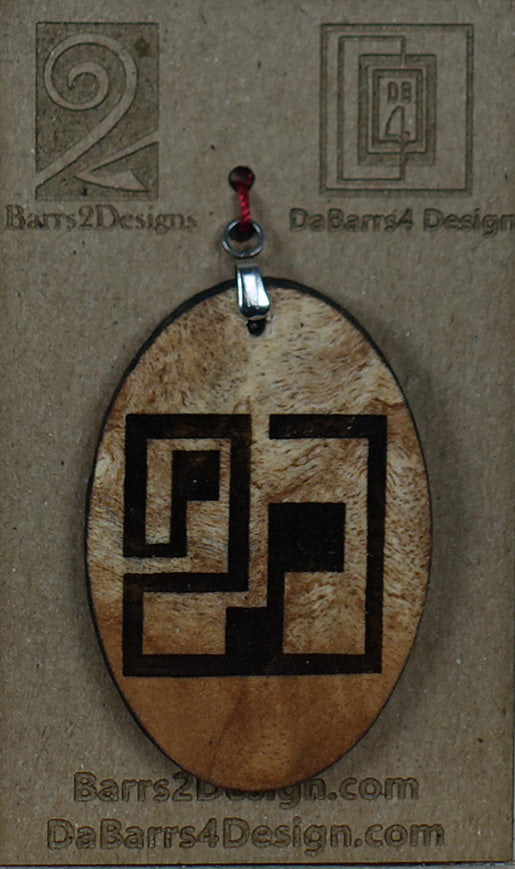 Wooden Pendant - 53-1