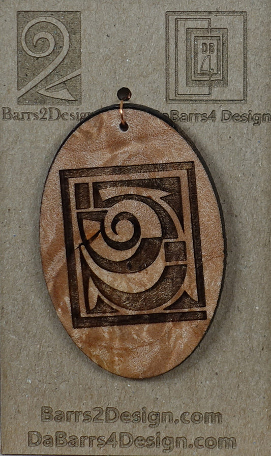 Wooden Pendant - 54