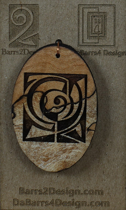 Wooden Pendant - 56-1