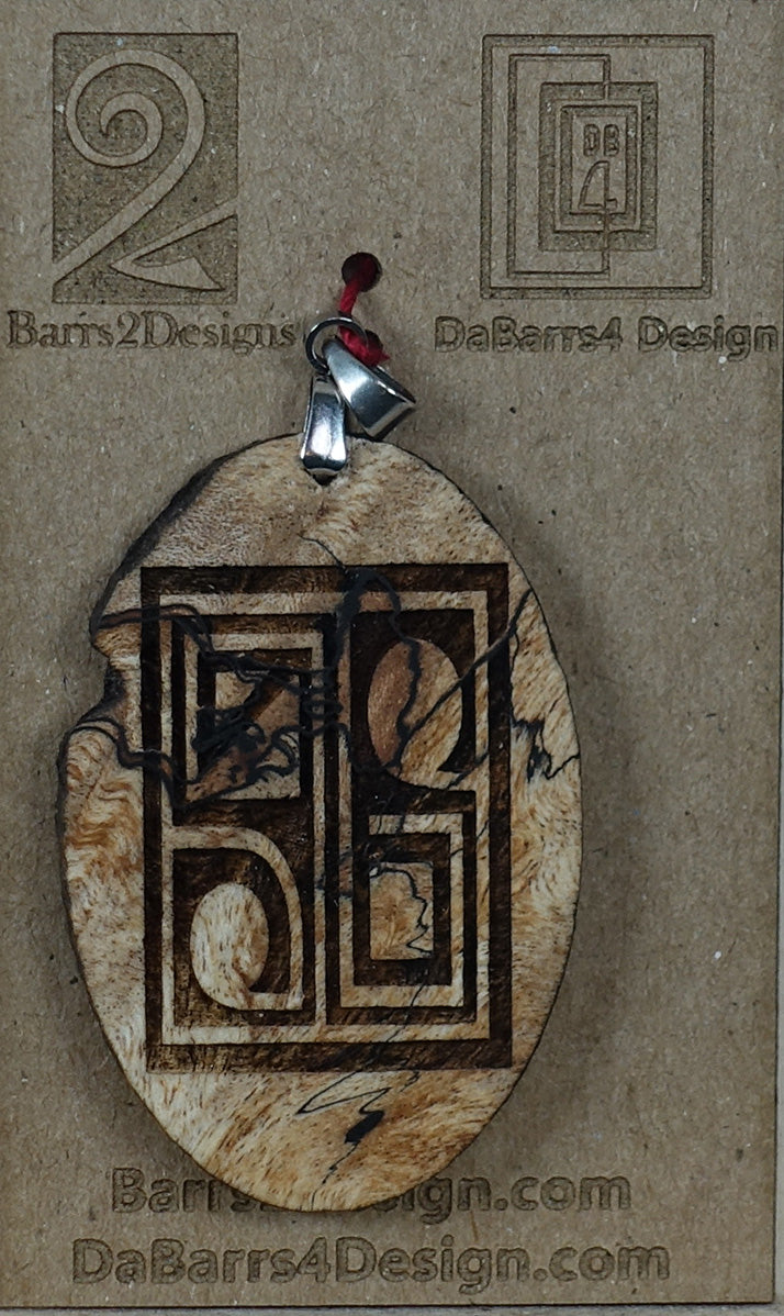 Wooden Pendant - 57