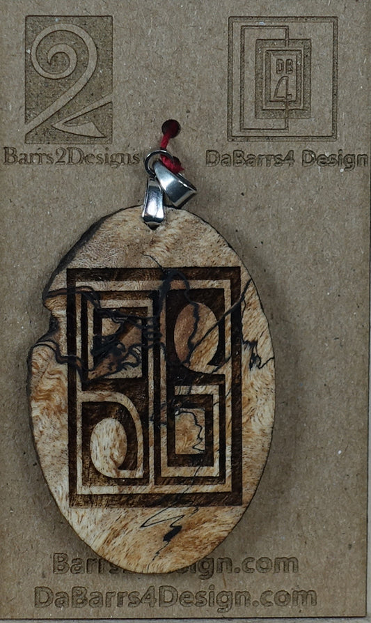 Wooden Pendant - 57