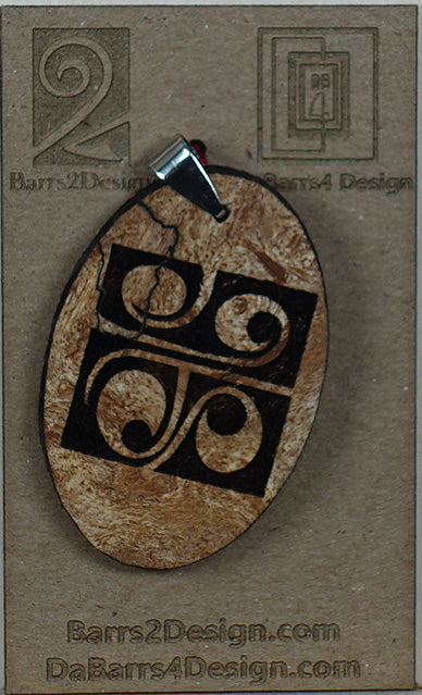 Wooden Pendant - 45-1