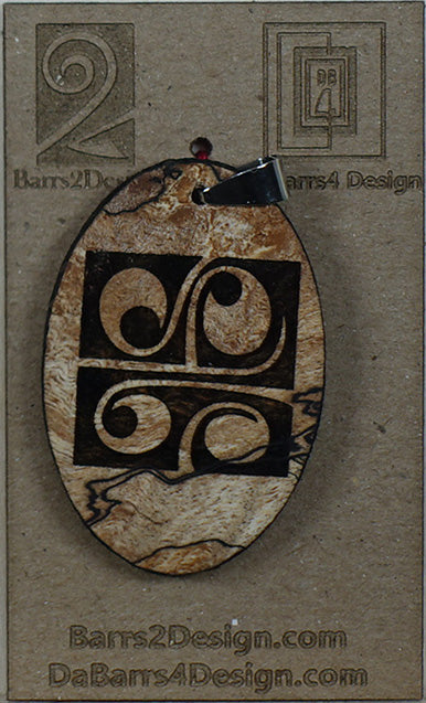 Wooden Pendant - 45-2
