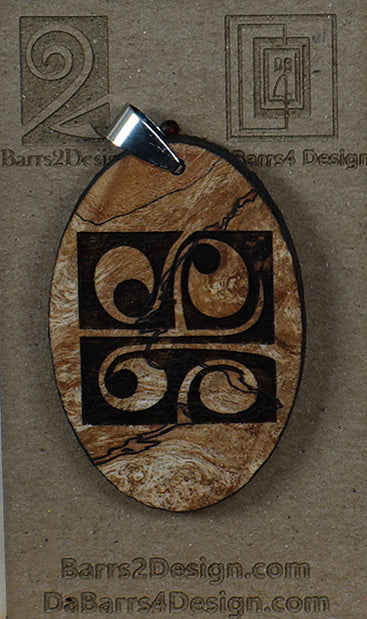 Wooden Pendant - 45
