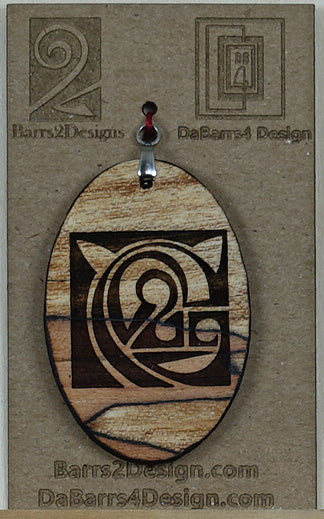 Wooden Pendant - 46-1