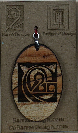 Wooden Pendant - 46-6