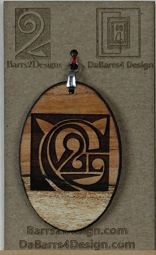 Wooden Pendant - 46
