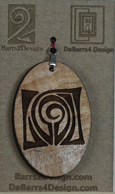Wooden Pendant - 49-3