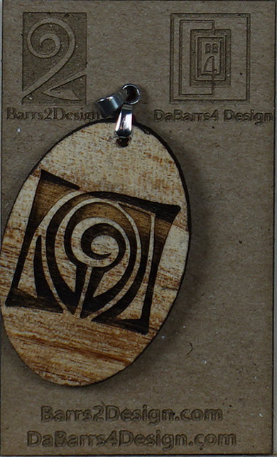 Wooden Pendant - 49-4