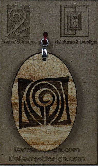 Wooden Pendant - 49-5