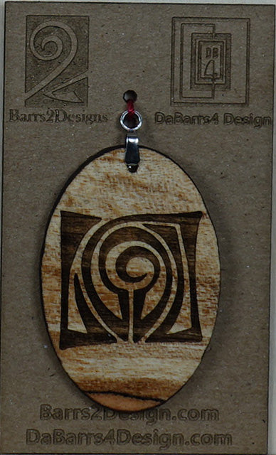 Wooden Pendant - 49-6