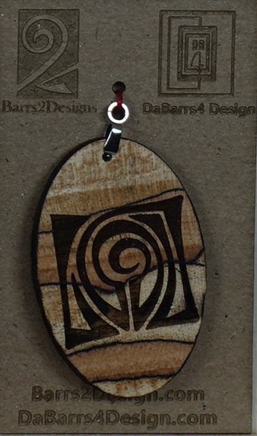 Wooden Pendant - 49-7