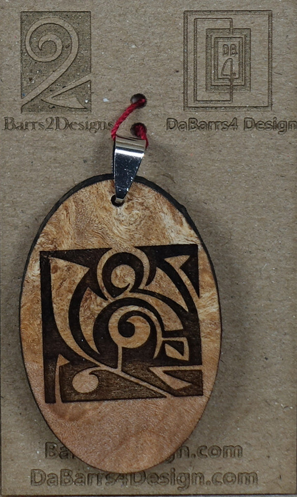 Wooden Pendant - 50-1