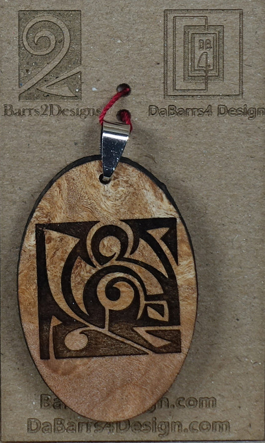 Wooden Pendant - 50-1