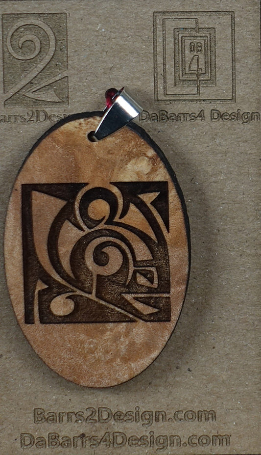Wooden Pendant - 50