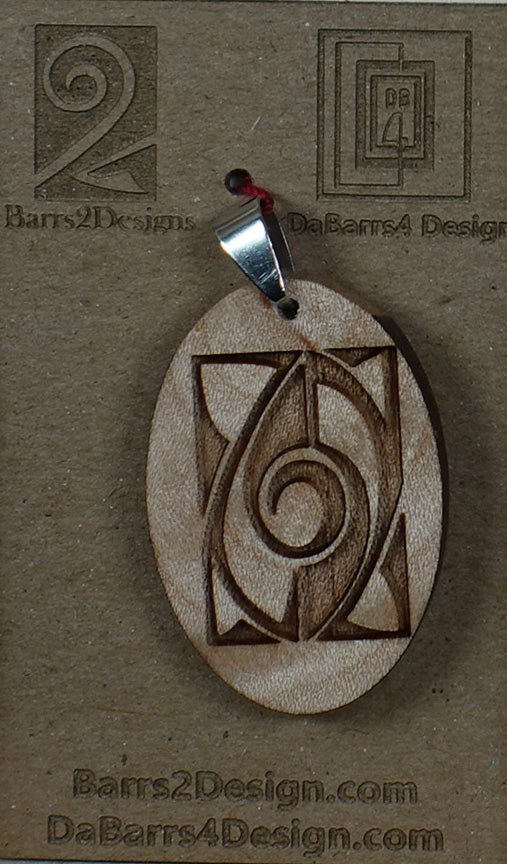 Wooden Pendant - 51