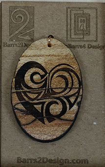 Wooden Pendant - 11-2