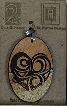 Wooden Pendant - 11-3