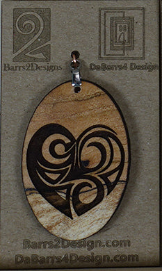 Wooden Pendant - 11-5