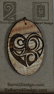 Wooden Pendant - 11-8