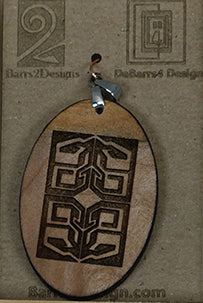 Wooden Pendant - 13-1