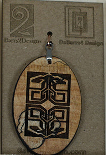 Wooden Pendant - 13-2