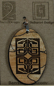 Wooden Pendant - 13-3