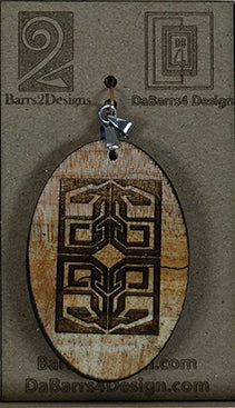 Wooden Pendant - 13-6