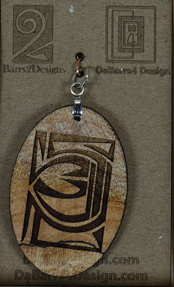 Wooden Pendant - 14-1