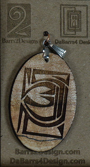 Wooden Pendant - 14-3