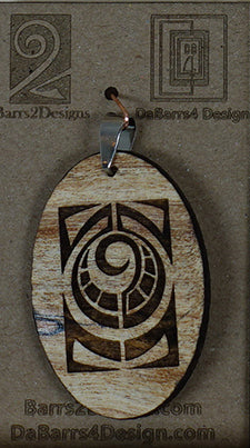 Wooden Pendant - 15-3