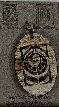 Wooden Pendant - 15-5