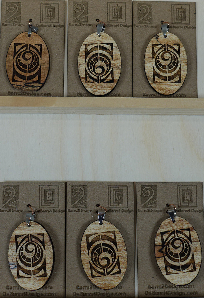 Wooden Pendant - 15