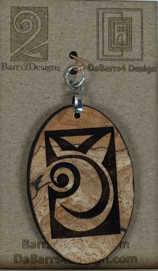 Wooden Pendant - 16
